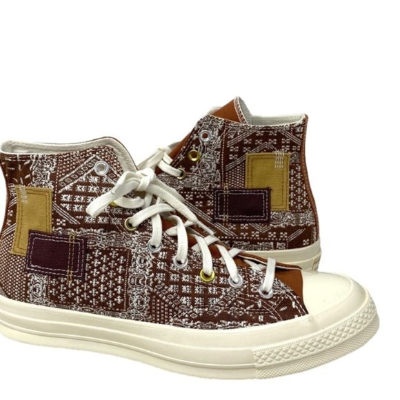 Converse Chuck 70 Hi Shoes Tawny Egret Women Size Casual Canvas Sneakers A05205C - Picture 4 of 9